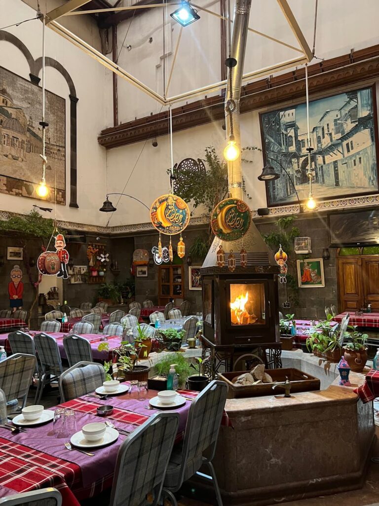 مطعم بيت ستي - افضل مطاعم دمشق الشام