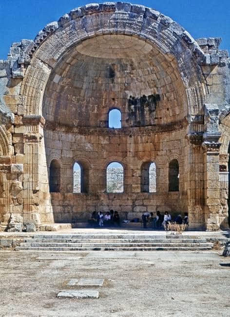 قلعة سمعان - اماكن سياحية في ريف حلب